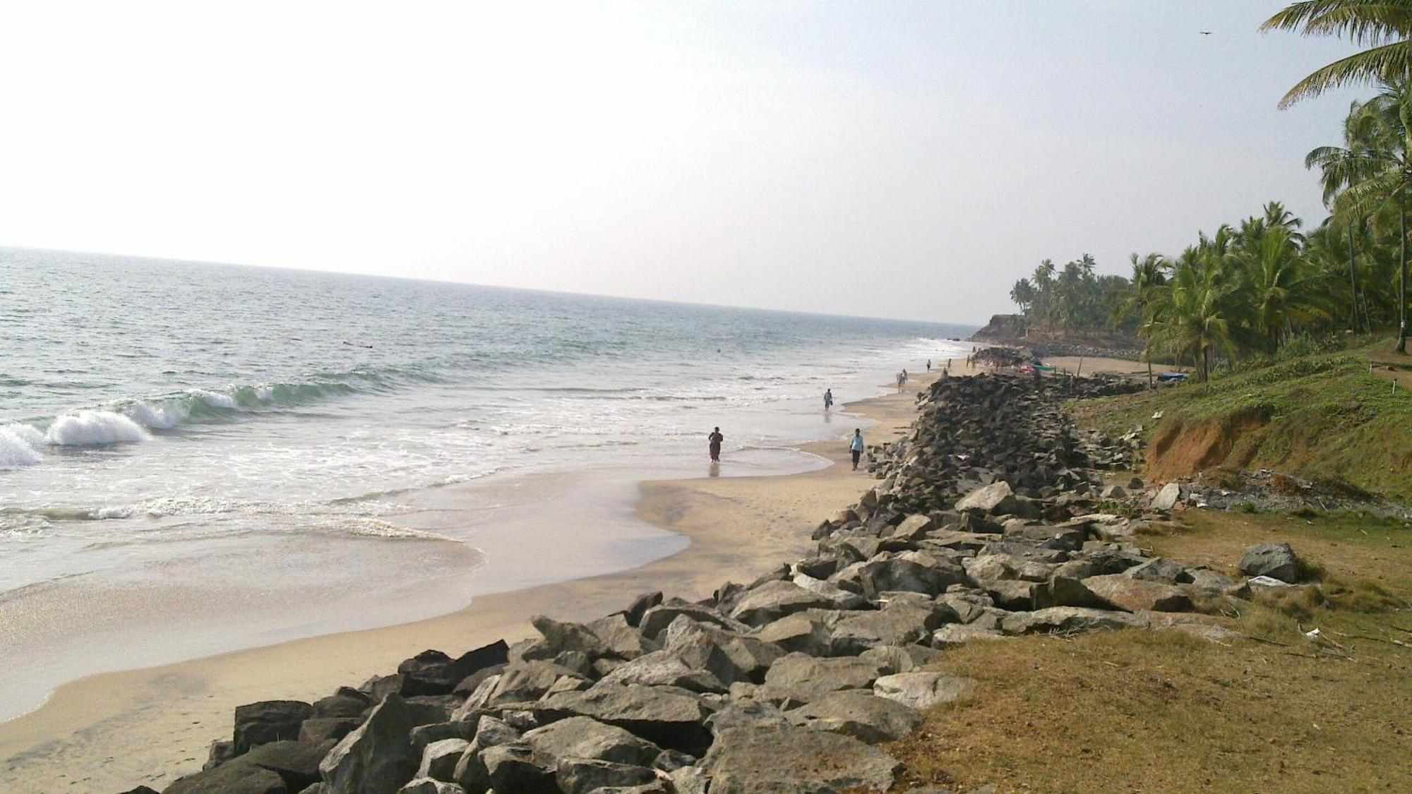Blue Water Beach Resort Varkala Buitenkant foto